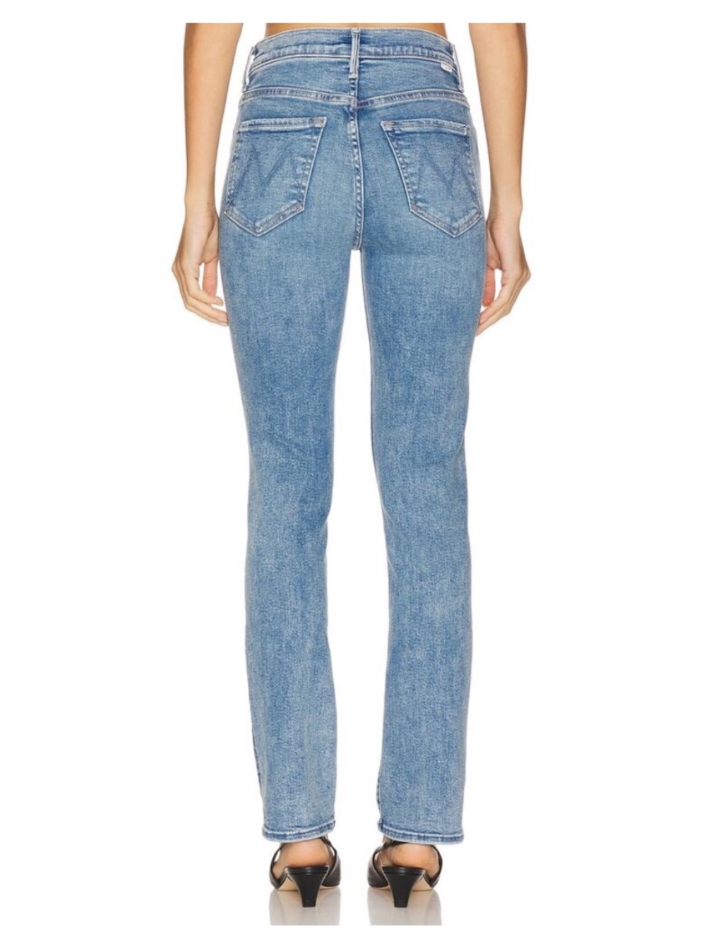 MOTHER Denim High Waisted Rascal Flood Jeans in Eye Of The Tiger Wash - Size 25 - Picture 2 of 10